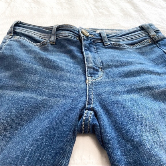 PILCRO AND THE LETTERPRESS HIGH RISE SKINNY ANKLE ZIPPERS DENIM JEANS - Picture 11 of 14